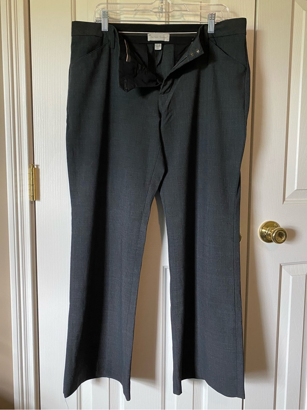 Gap Perfect Trouser Charcoal Gray Women’s Pants, Size 12A